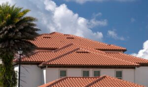 Multi-level tile roof in West Palm Beach, Florida